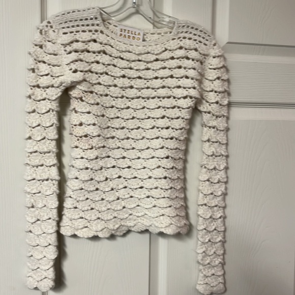 Stella Pardo Paris fitted gorgeous knit sweater - Picture 3 of 7